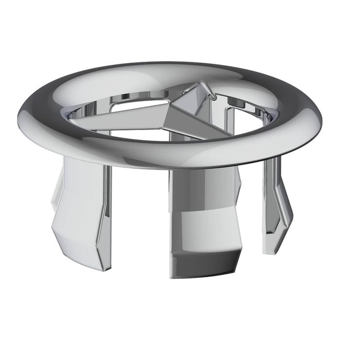 Kinetic 20mm Chrome Plated Cross Basin Overflow