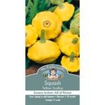 Mr Fothergill's Yellow Scallop Squash Vegetable Seeds