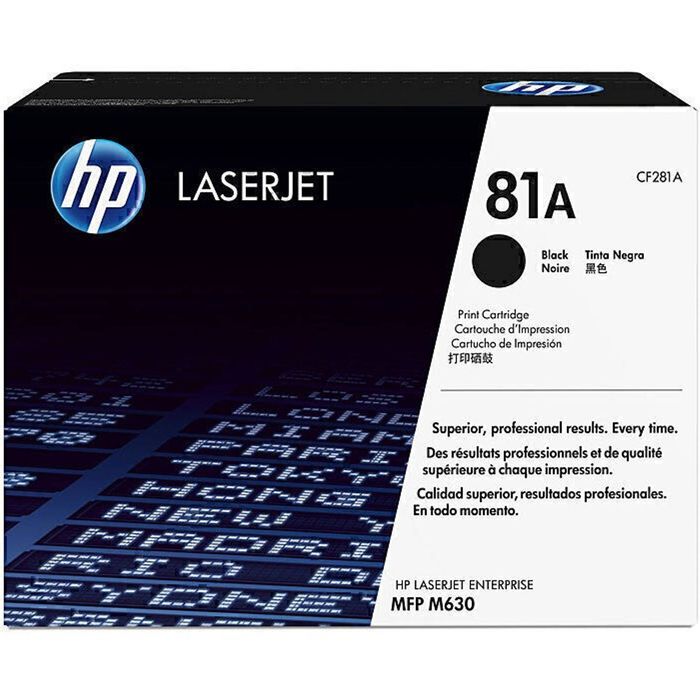 HP #81A Black Toner CF281A