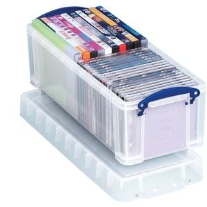 6.5 Litre Clear Really Useful Box - Pack Of 2 Boxes