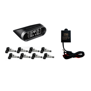 Promata Mata 2 Solar Tyre Pressure Monitor With Carbon Fiber Finish - 8 Internal Sensors - With Booster