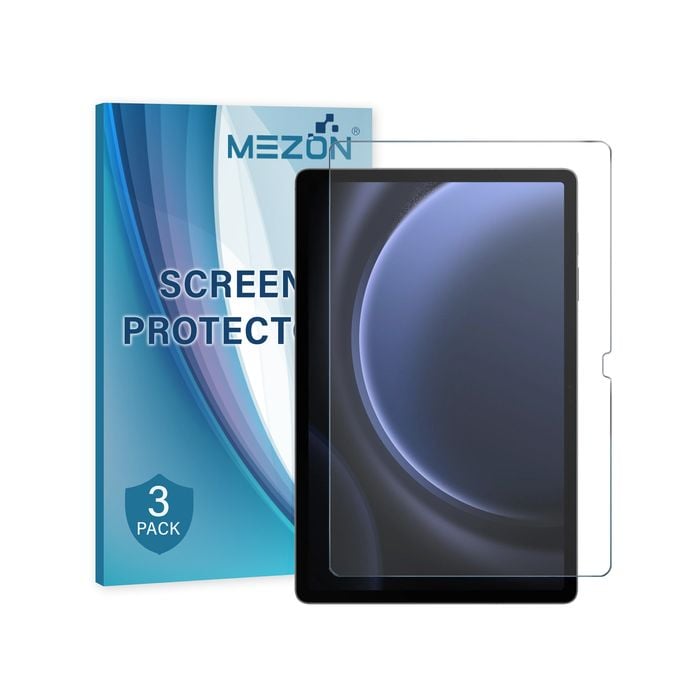 3 Pack MEZON Samsung Galaxy Tab S9 FE+ (12.4") Anti-Glare Matte Film Screen Protectors