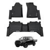 AUSGO Car Floor Mats for Toyota Hilux Dual Cab Hybrid 48V 2024-Onwards All-Weather Floor Liners