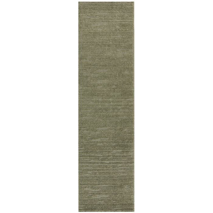 The Rug Connection Avid Suri Olive Green 500x80cm - Extra Large Runner Indoor Rug