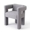Artiss Armchair Accent Chair Lounge Sofa Couch Boucle Fabric Grey