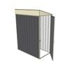 Build-a-Shed 0.8 x 1.5 x 2m Skillion Single Hinged Door Shed - Grey