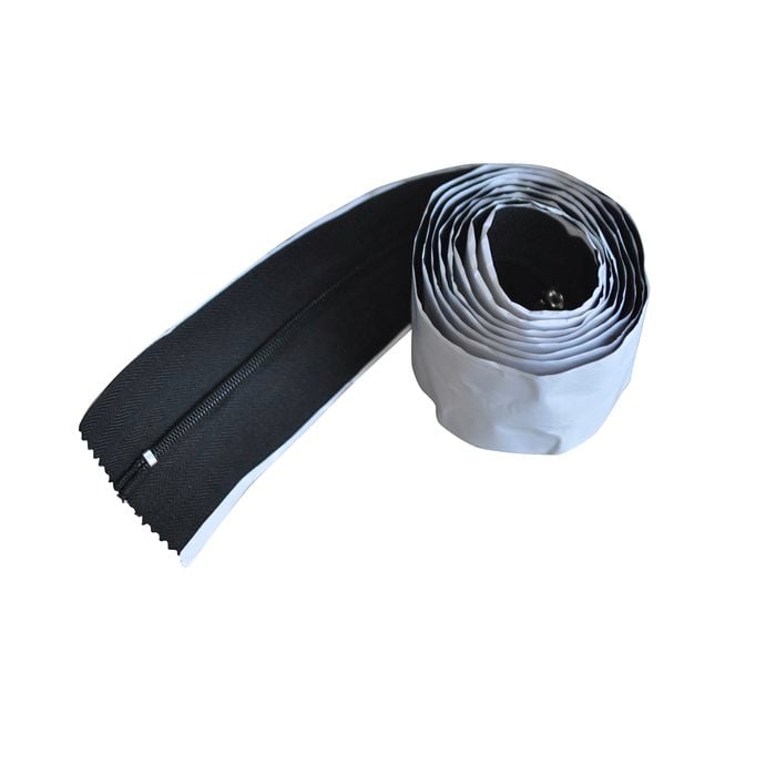 DTA 2.1m Black Dust Shield Adhesive Zip