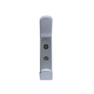 Adoored Double Satin Chrome Beau Deco Hook