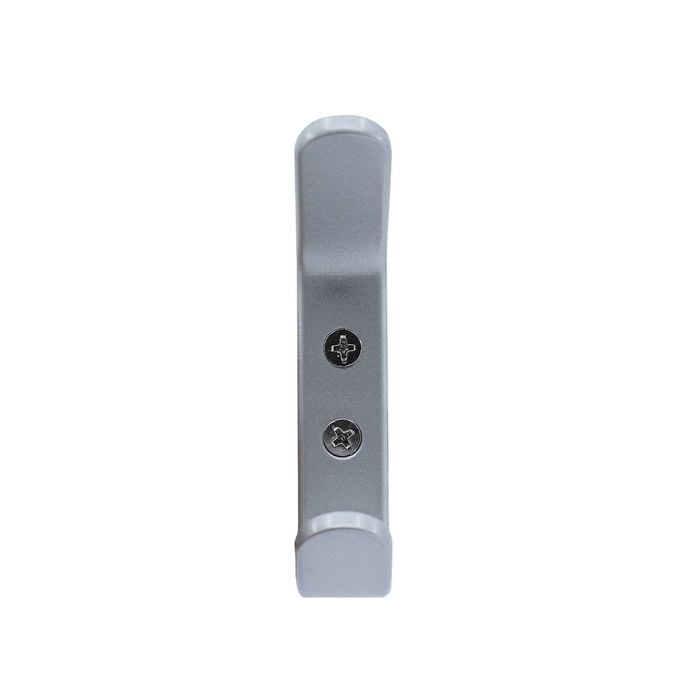 Adoored Double Satin Chrome Beau Deco Hook