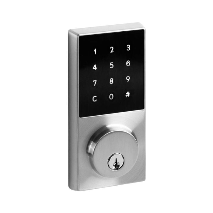 Delf Satin Nickel LED Touchscreen Digital 2 In 1 Deadbolt