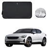 Front Windscreen Sun Shade for Polestar 2 2020 - Current - Standard 150 x 85 cm - Black