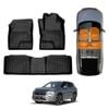 Front Rear Floor Mats for Mitsubishi Outlander ZM Series PHEV 2021-Onwards Mats Carpet Liner Set