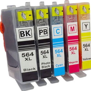 5 Pack (1bk,1pbk,1c,1m,1y) Compatible Ink For Hp 564xl For Hp Photosmart 7510-c311a