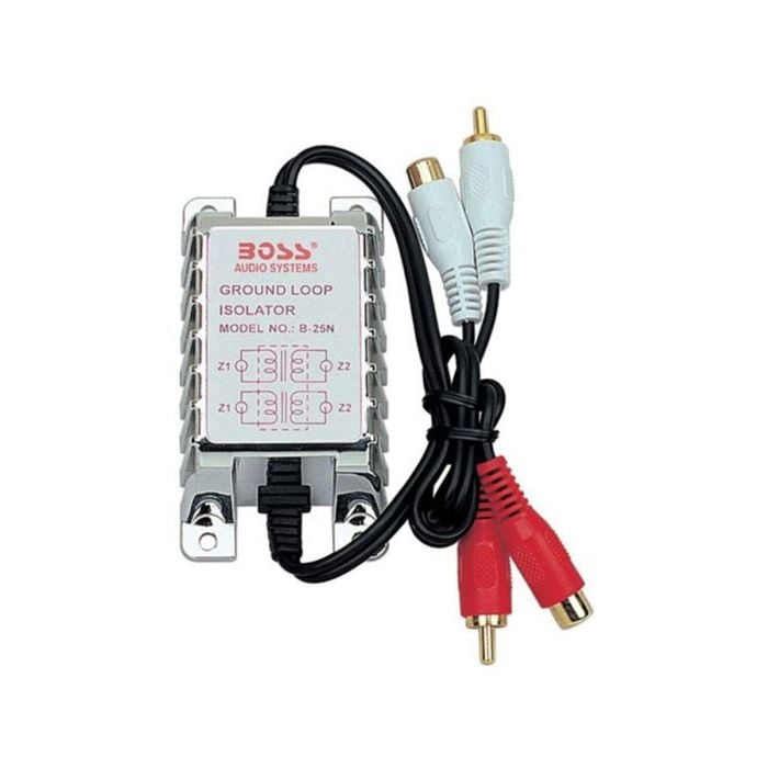 Boss Audio B25N Ground Loop Isolator Noise Filter for Car Audio