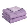 LINENOVA Cooling Blanket Comforter Summer Quilt - King,Purple