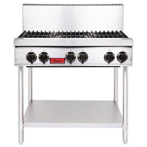 Thor Gas Hob 6 Open Burner Safety Valve Flame Failure Protection Tr-hp636f 36"