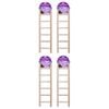 4PK Paws & Claws Wooden Bird Ladder 28X7.5cm