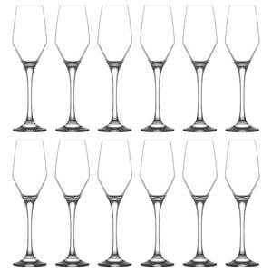 LAV Ella Glass Champagne Flutes - 230ml - Pack of 12