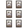6PK Unigift Kenya Home Photo/Picture Frame 13x18cm Assorted