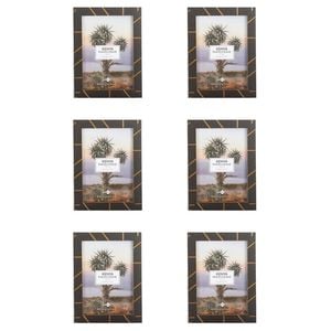 6PK Unigift Kenya Home Photo/Picture Frame 13x18cm Assorted