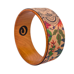 Zenvibes Natural Cork Wheel - Ornamental Mandala
