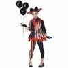 Dark Circus Clown Horror Psycho Killer Halloween Child Girls Costume XL