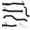 Ignite Exhausts Turbo Back For Isuzu D-max 3l 3" No Cat With Pipe Black Aluminised Steel