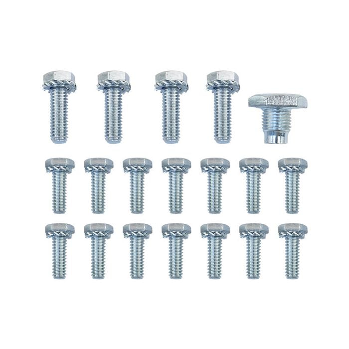 18 Piece Oil Pan Bolts Set Small Block Chevy