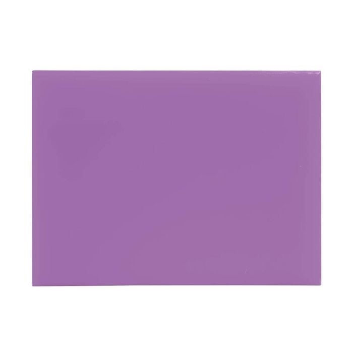 Hygiplas Chopping Board High Density Purple 305x229x12mm Commercial Kitchen Food Preparation