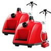 SOGA 2X Garment Steamer – 80mins Portable Steam Cleaner Iron Red
