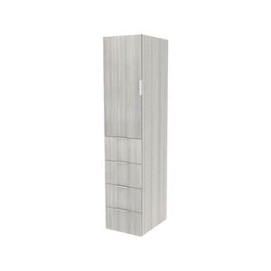 Lugna 2048 x 450 x 580mm Mist Hanging 4 Drawers Left Hinged Door Storage Cabinet