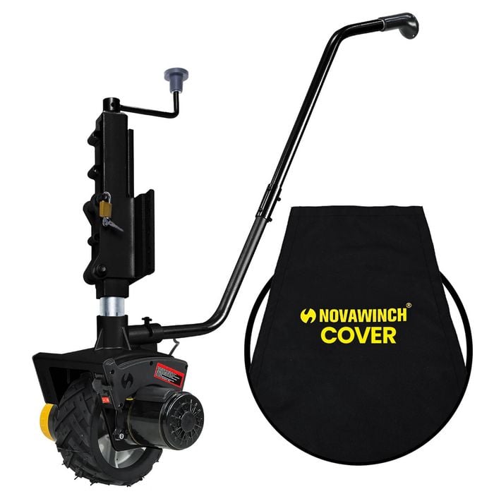 Gen3 Mini Mover 12v 550w Electric Motorised Jockey Wheel With Cover- Black