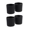 2x 2pc Teaology Cast Iron Heat Retaining Tea Cup Set Serenity Black 120ml