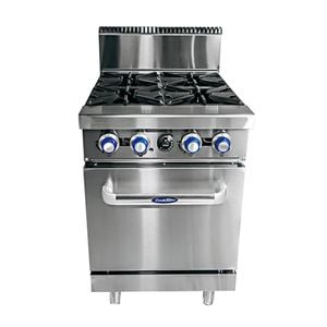 4 BURNER WITH OVEN W610 X D790 X H1165 | COOKRITE 1 ATO-4B-F-LPG