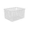 Flexi Storage 285mm White 3 Runner Wire Basket