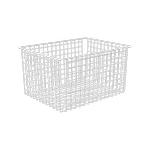 Flexi Storage 285mm White 3 Runner Wire Basket
