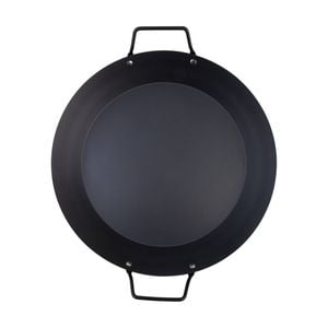 Evolv Pre-seasoned Heavy Gauge Fast Heat carbon Steel Paella Pan 38cm