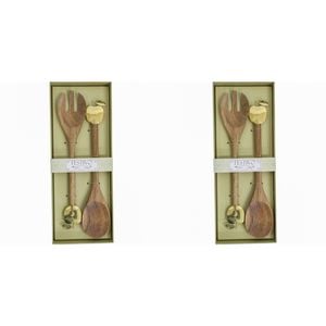 2x 2pc LVD Server Apple Home Kitchen Serveware/Tableware