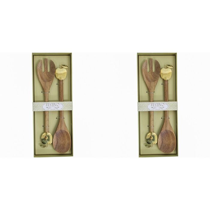 2x 2pc LVD Server Apple Home Kitchen Serveware/Tableware