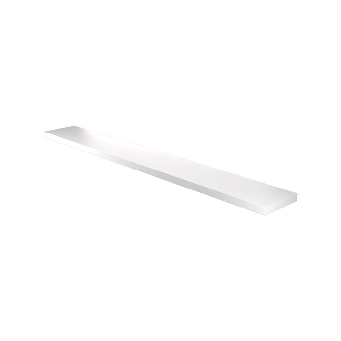 Flexi Storage Decorative Shelving 1800 x 38 x 240mm Matte White Floating Shelf