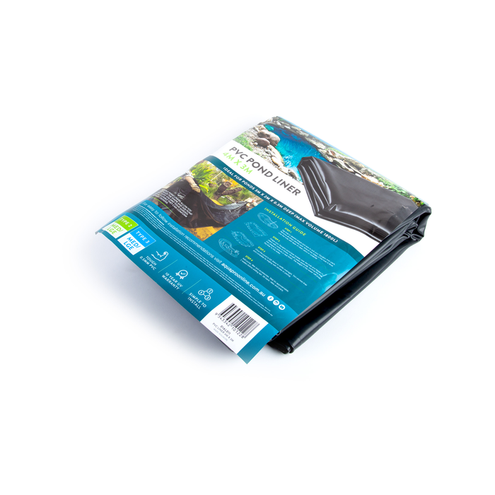 AQUAPRO 4 x 3m x 0.5mm PVC Pond Liner
