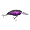 Profishent Chainsaw 80mm Mid Run Crankbait Hard Body Fishing Lure Matt Black Purple
