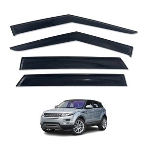 AUSGO Weather Shields for Land Rover Range Rover Evoque 5dr L538 2011-2018 Weathershields Window Visors Wind Deflectors
