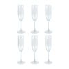 6PK Wildtrak Tritan Champagne Flute 145Ml Kitchen Dinnerware Clear