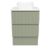 New England Joinery 600mm Splendor Centre Basin SilkSurface Top Floorstanding Vanity