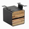 Desky Minimal Under Desk Cabinet Black Frame