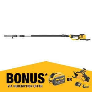 DeWALT 54V XR FLEXVOLT 3.5M Pole Saw - Bare Unit DCMPS635N-XE