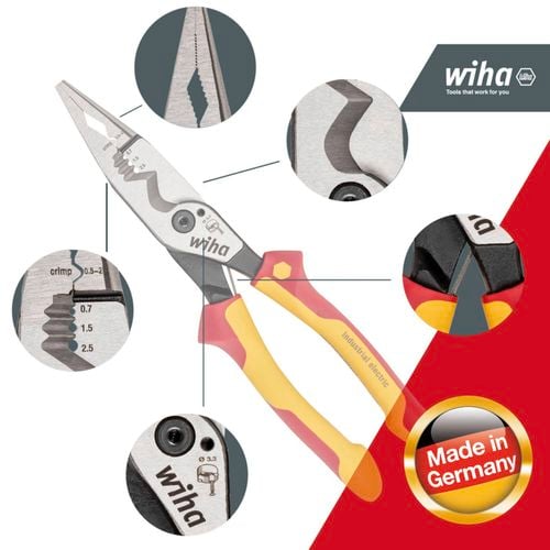Multi function pliers, eight functions in one tool
