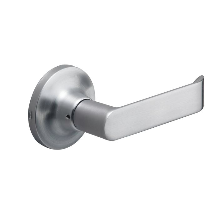 Schlage Satin Chrome Regent Series Leonardo Dummy Lever