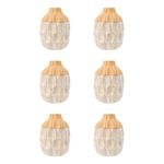 6PK Splosh Desert Dunes Ceramic Vase Home Decor 13.5x18cm
